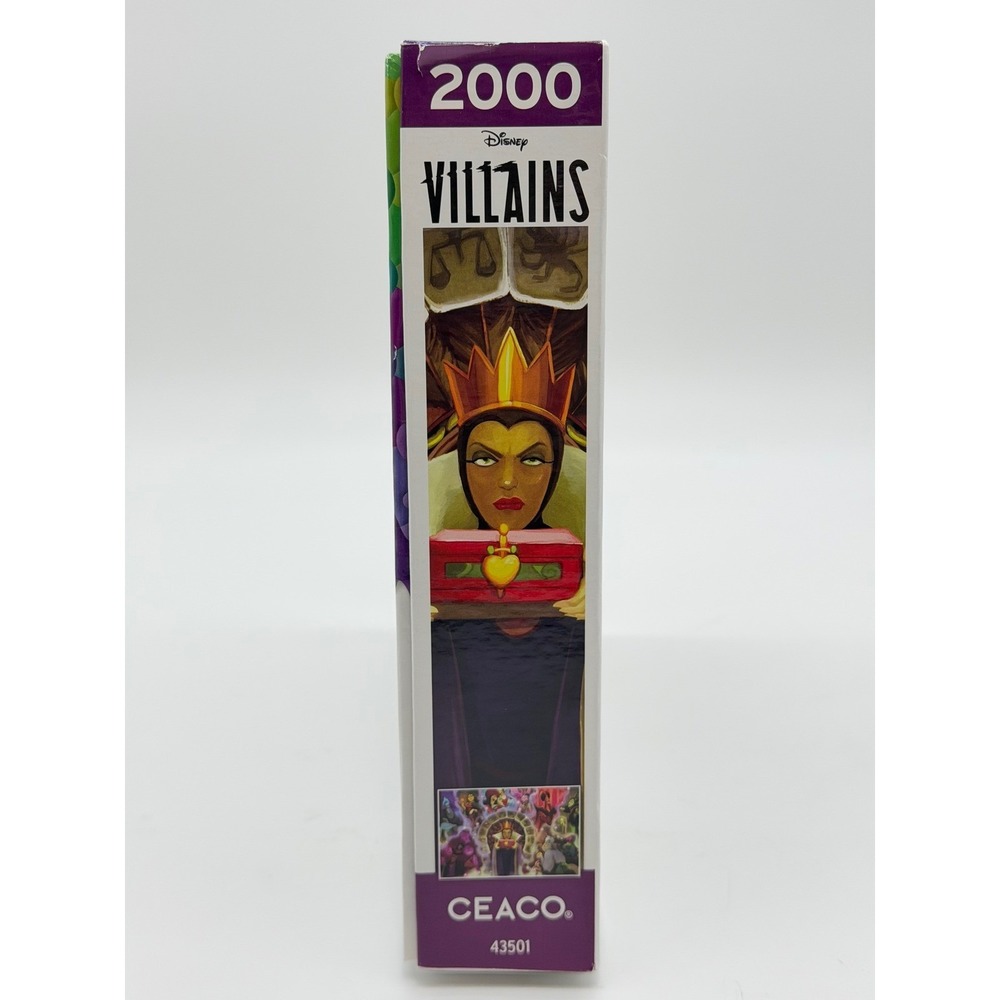 Disney Villains Ceaco Jigsaw Puzzle 2000 Piece Maleficent Ursula Queen Sealed - Picture 3 of 5